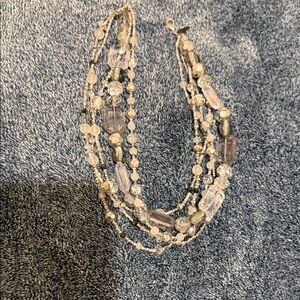 Elegant Multi-Strand Beaded Necklace